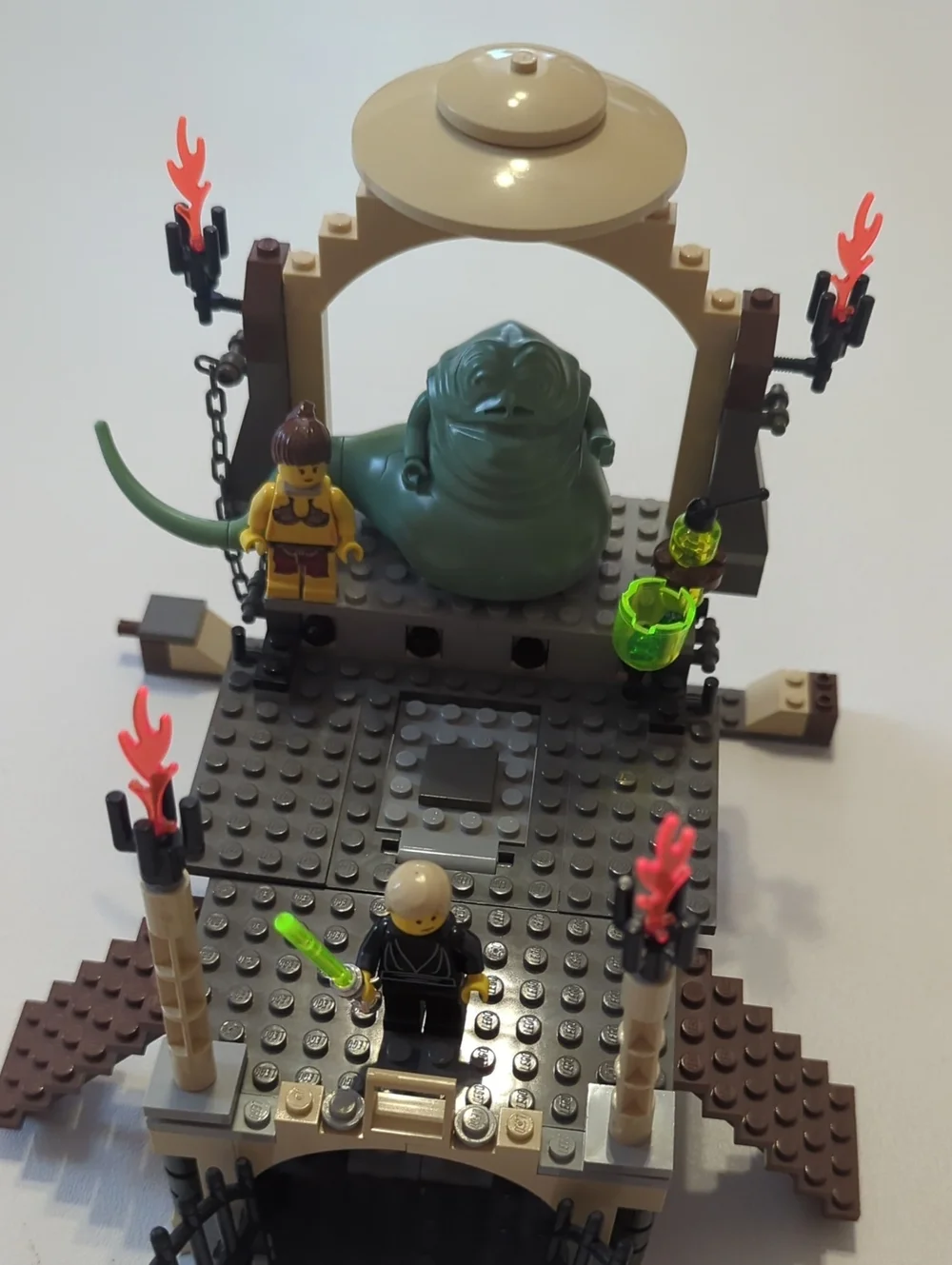 Star Wars Lego 4480 Jabba's Palace Complete With Minifigures Slave Princess Leia